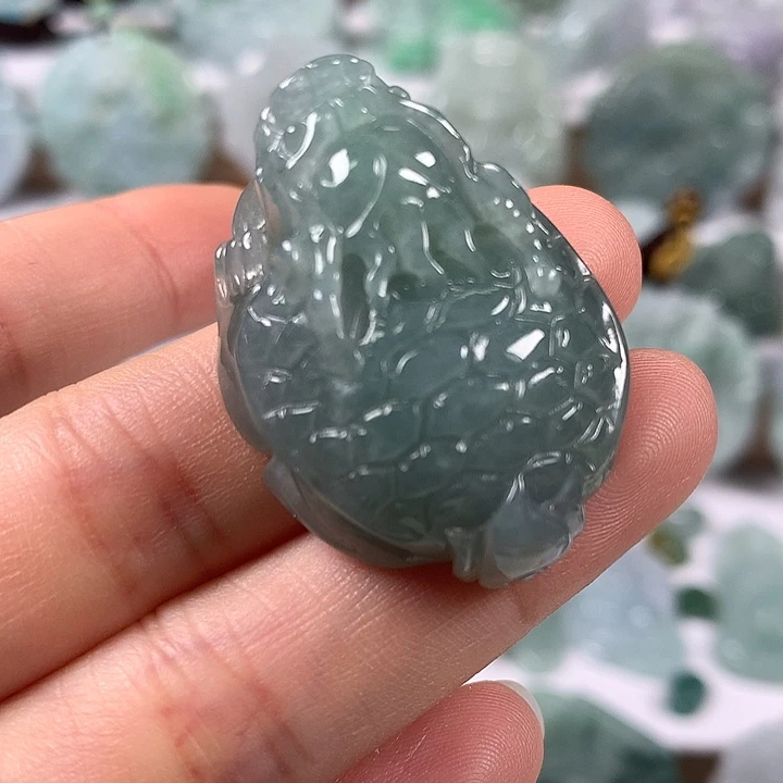 翡翠未镶嵌颈饰龙龟福利