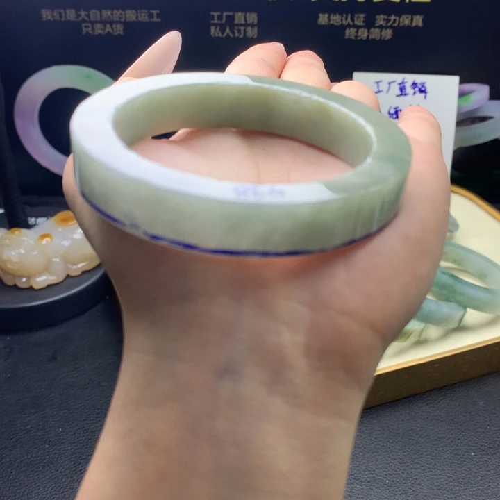 定制翡翠翡翠手镯未镶嵌