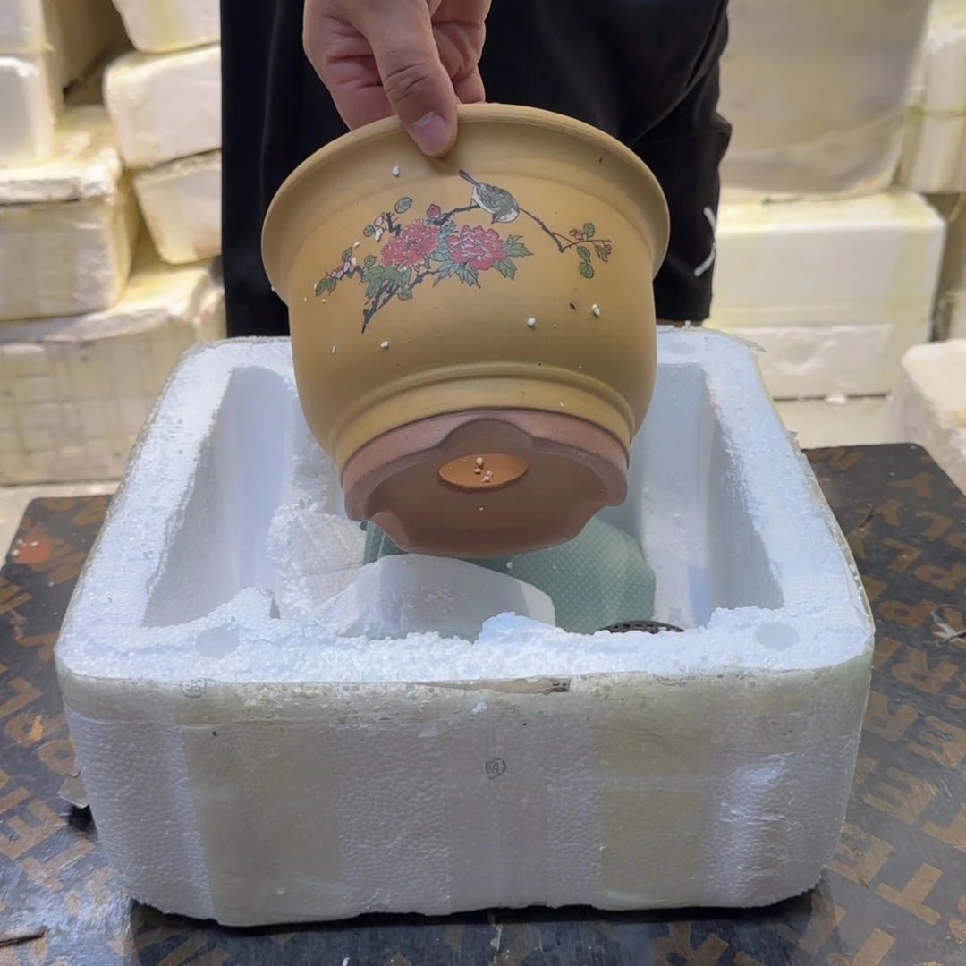 紫砂花盆瑕疵和瑕疵