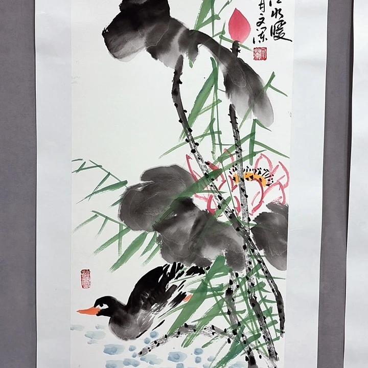 国画亲笔手绘放心去藏