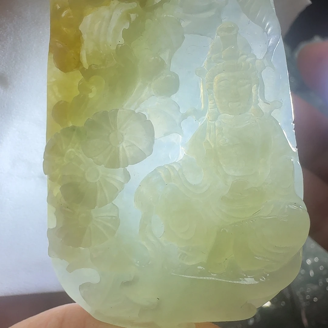 翡翠未镶嵌颈饰吊坠