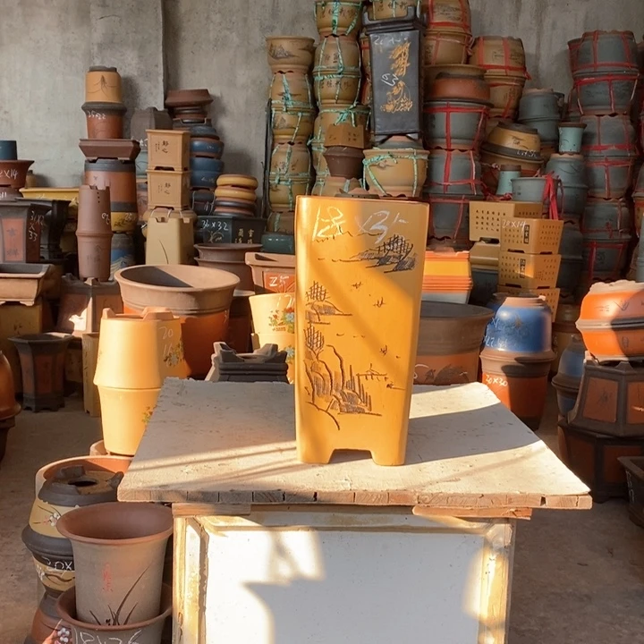 紫砂花盆紫砂花盆