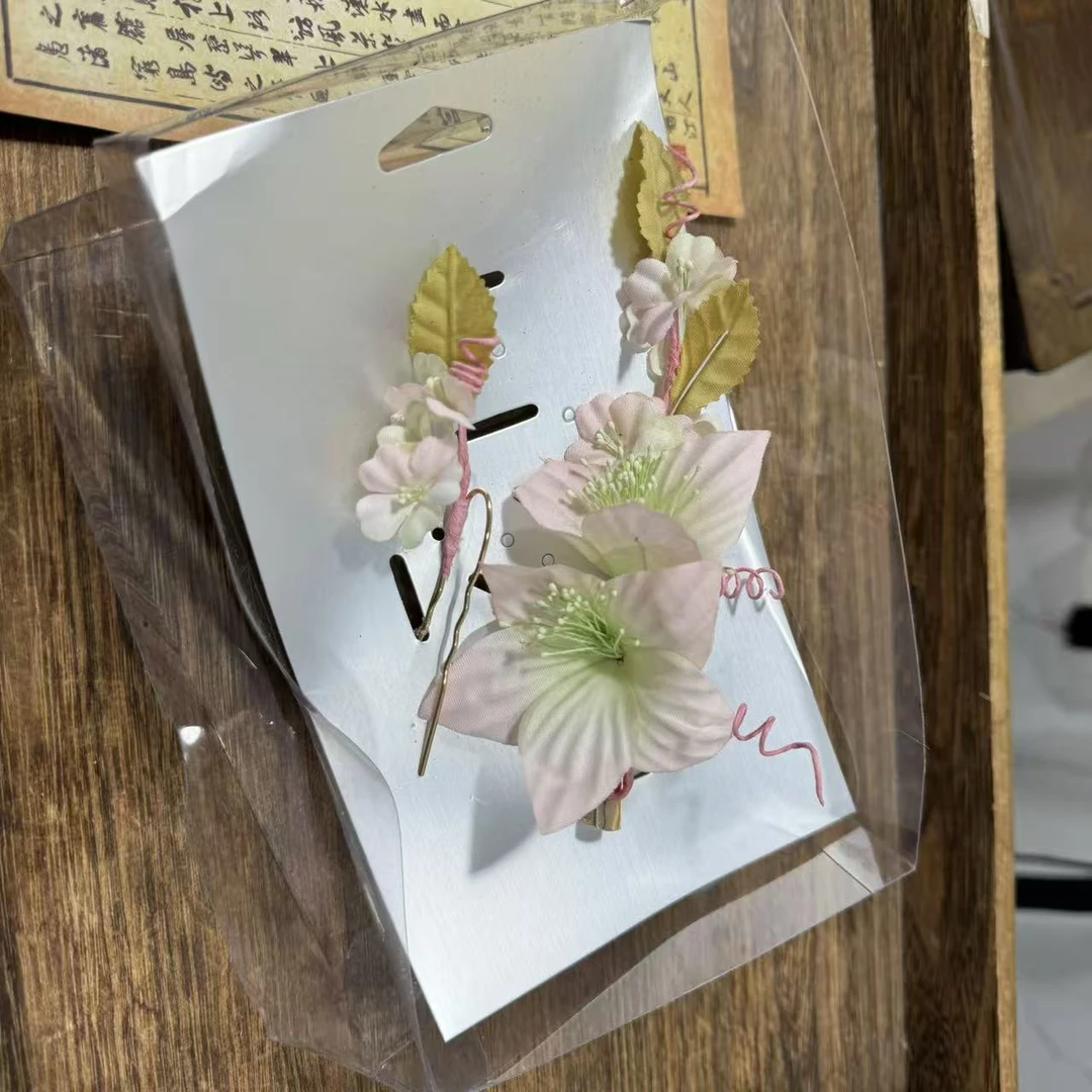 烫花百合。前尘梦古风汉服配饰