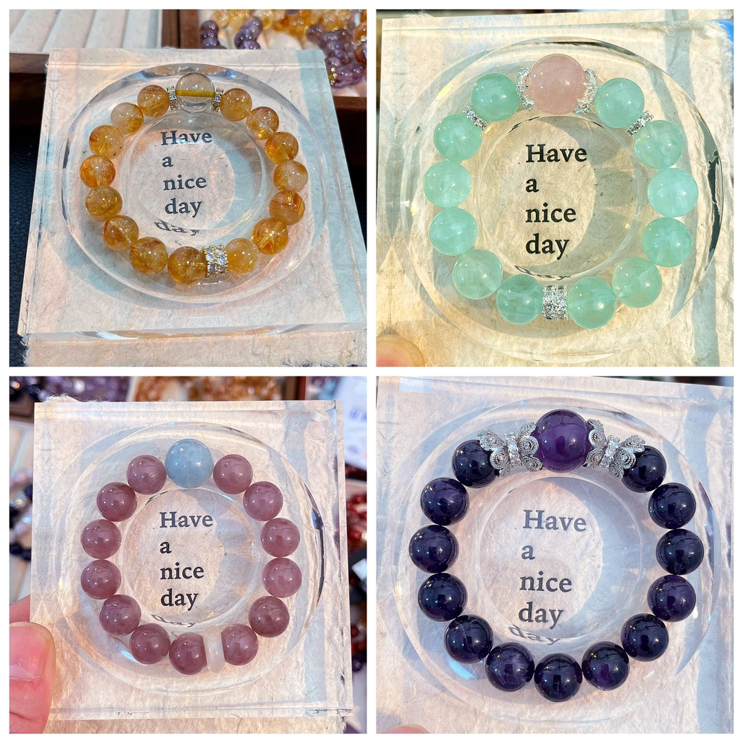 天然水晶手串【扣编号专拍链接 请勿盲目下单】