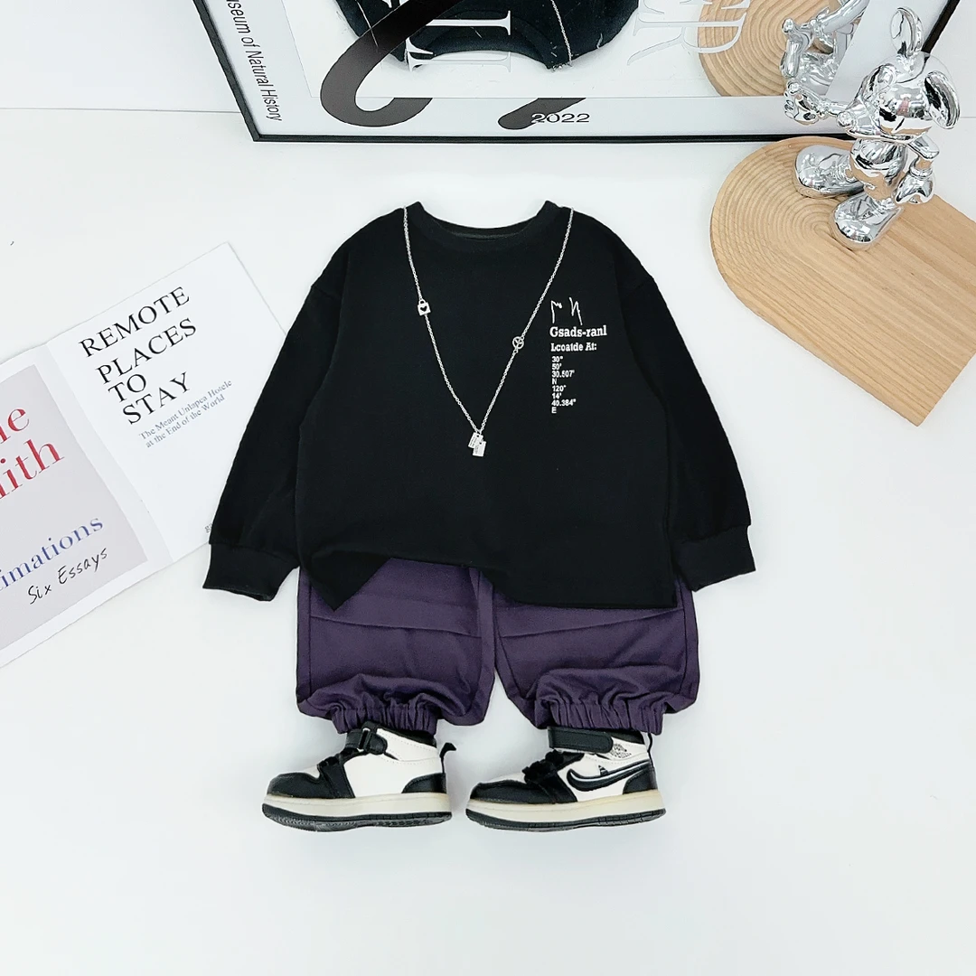 男童长袖T恤2025新款儿童秋季打底衫宝宝潮 BDQ25137悠悠童话童装