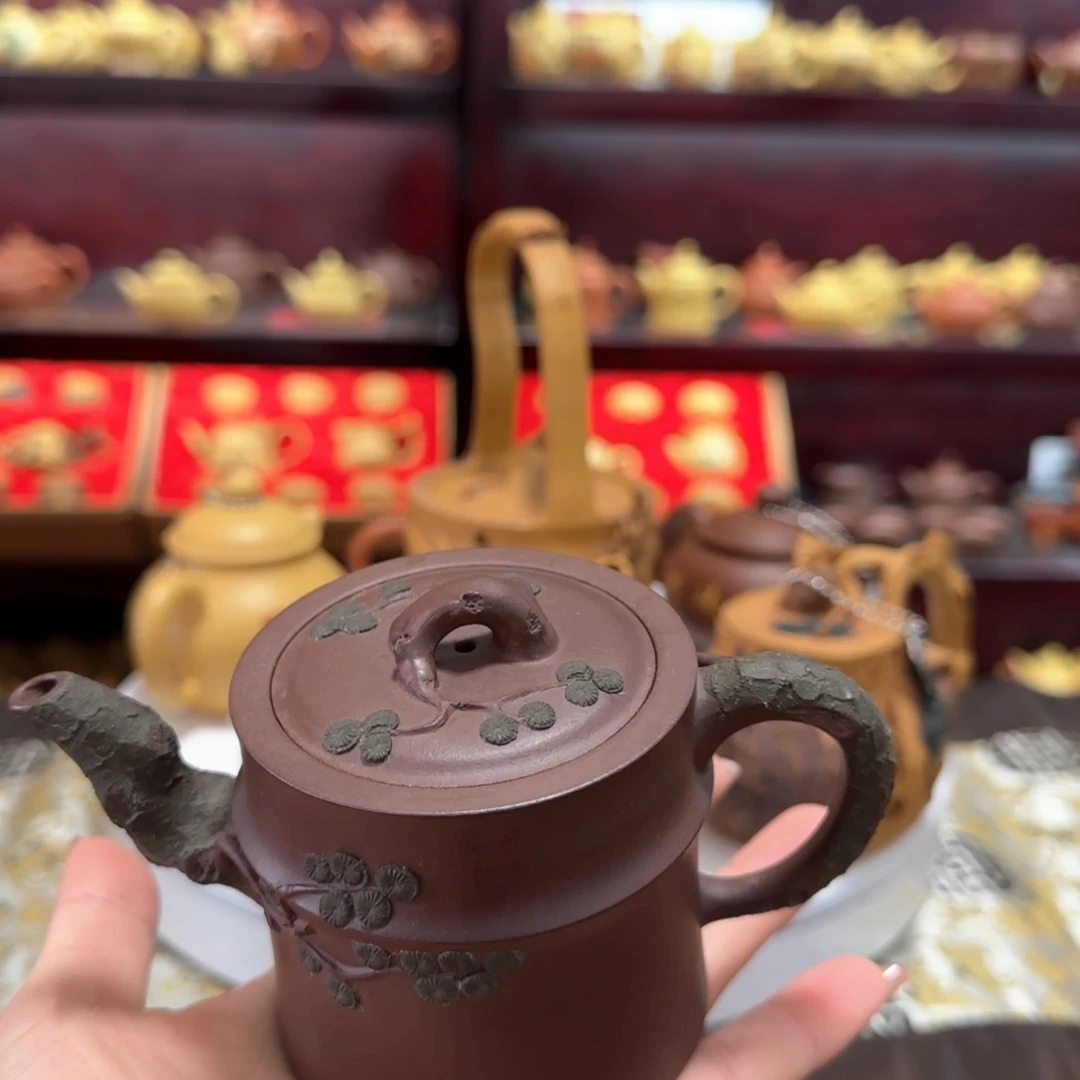 【闪购商品】紫砂茶壶松庄壶紫