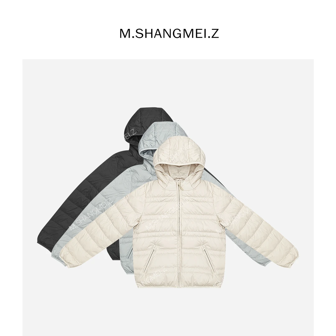 M.SHANGMEI.Z/沐熙【冰川纪元】美大哥舒适保暖连帽羽绒服X093025