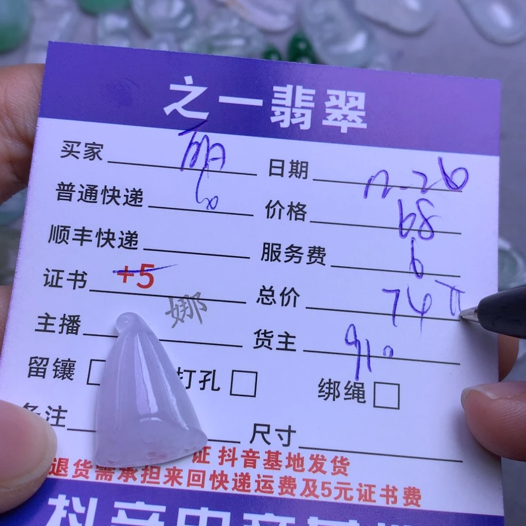 颈饰未镶嵌翡翠丽*