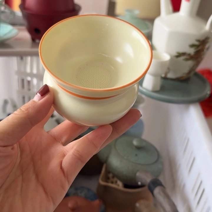 微瑕陶瓷茶具茶杯茶壶