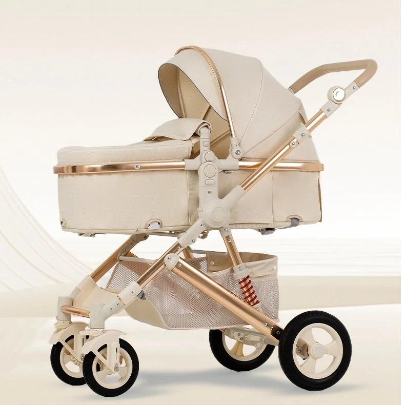 婴儿推车双向可坐可躺轻便折叠高景观新生儿出行必备童车