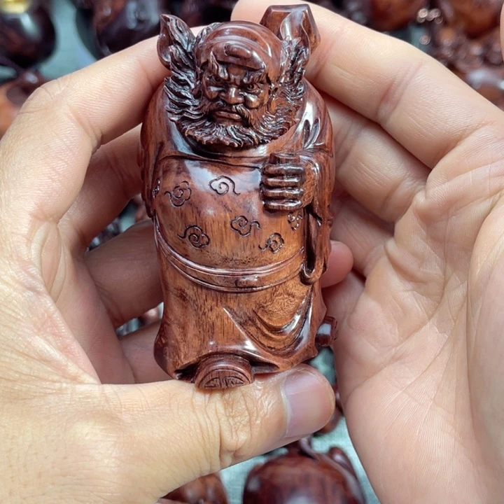 黄花梨/降香黄檀把件钟馗