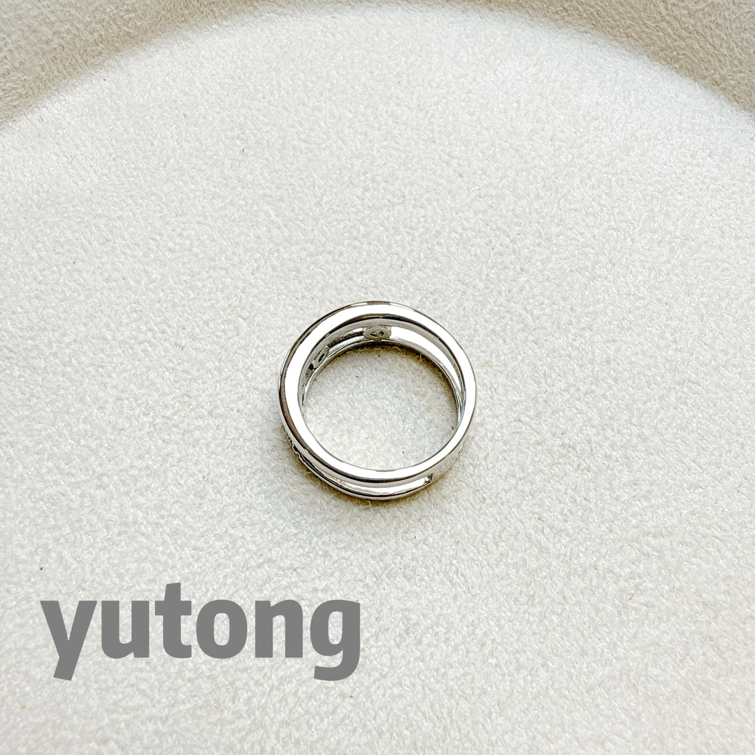 铜合金锆石戒指 【雨桐轻奢饰品】设计款戒指YT03495