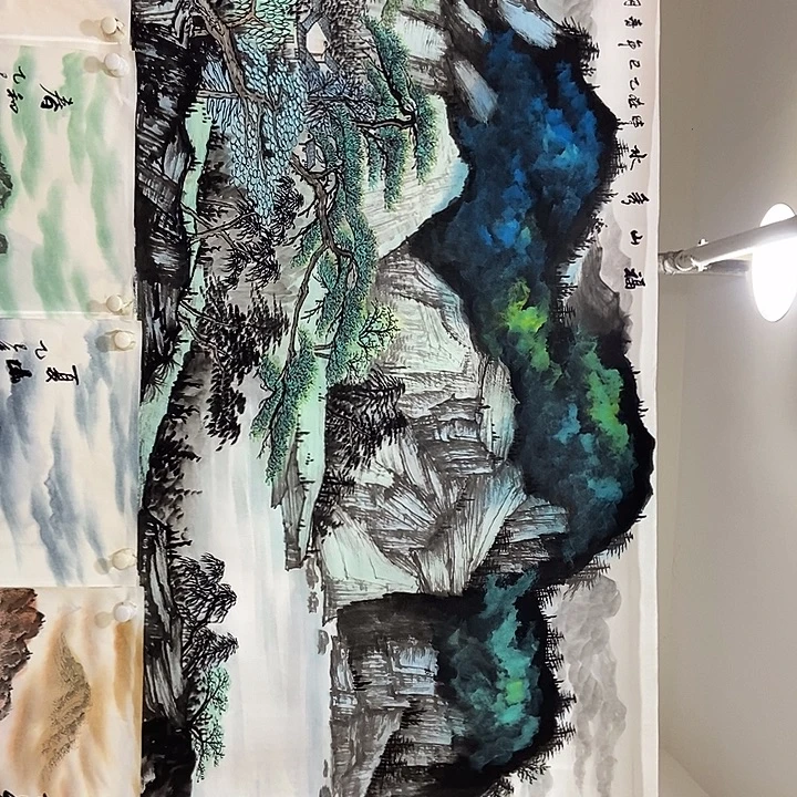 小周画廊的直播间