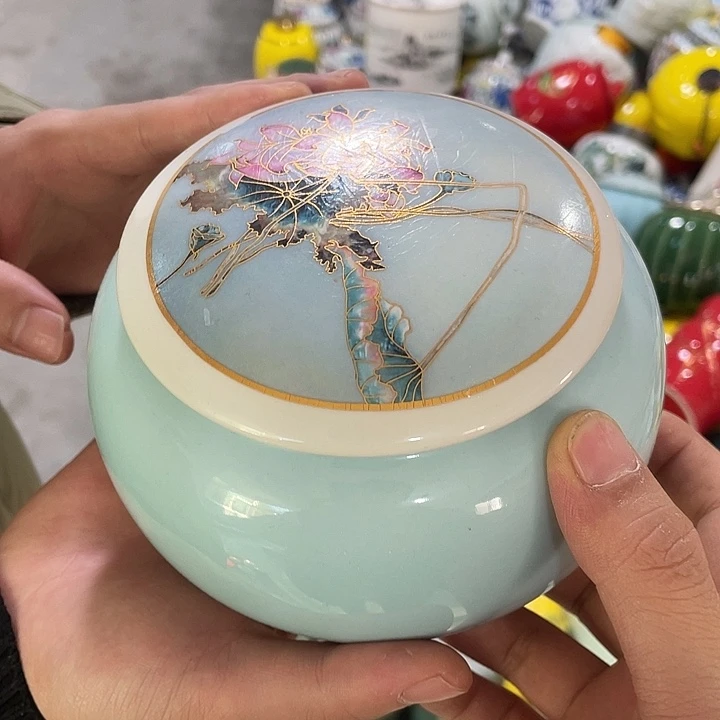 微瑕陶瓷茶叶罐密封罐