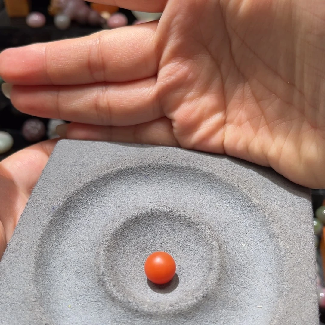 玛瑙/玉髓未镶嵌原矿盐源9.7mm