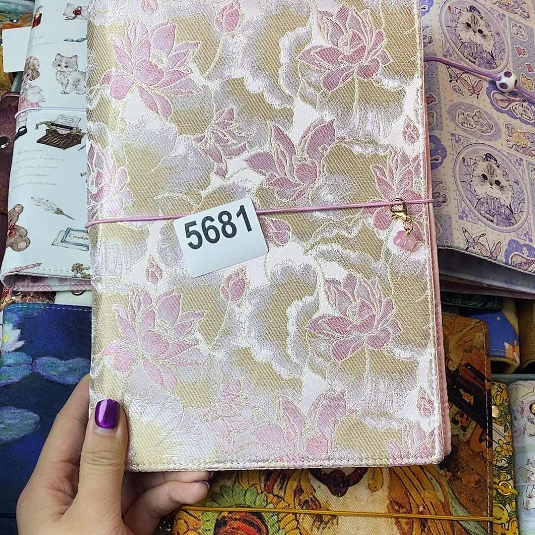 织绣A5活页不送纸5681