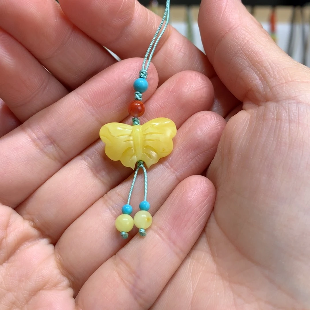 蜜蜡裸石未镶嵌挂件