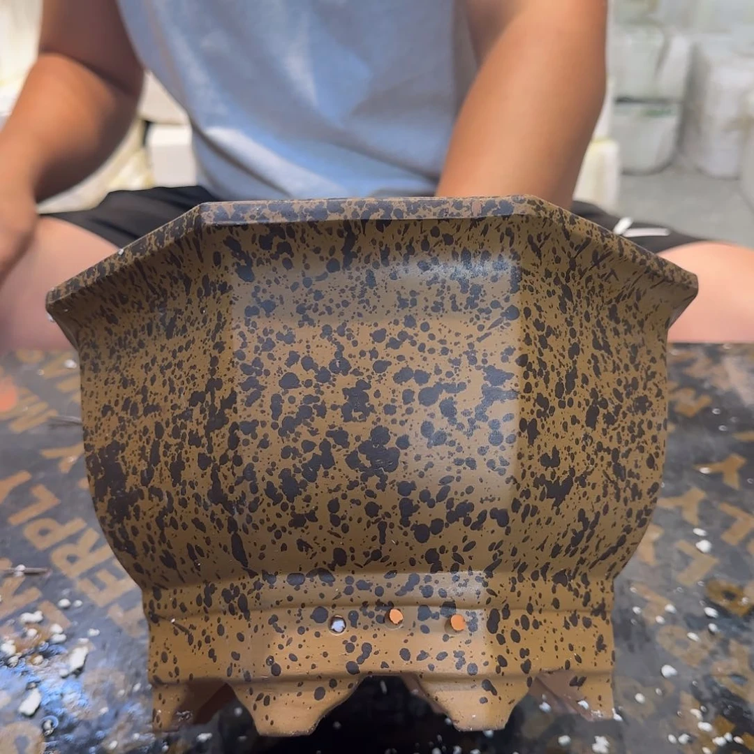 紫砂花盆口径27 25高度15