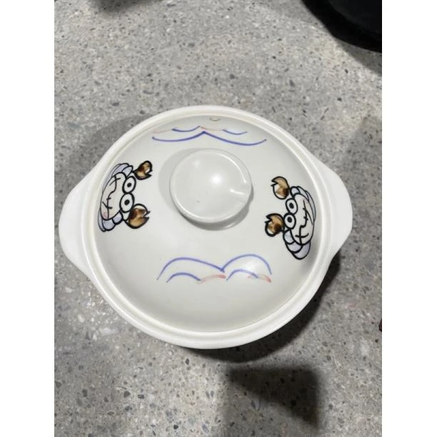 景德镇珍宝0.8升砂锅螃蟹1785