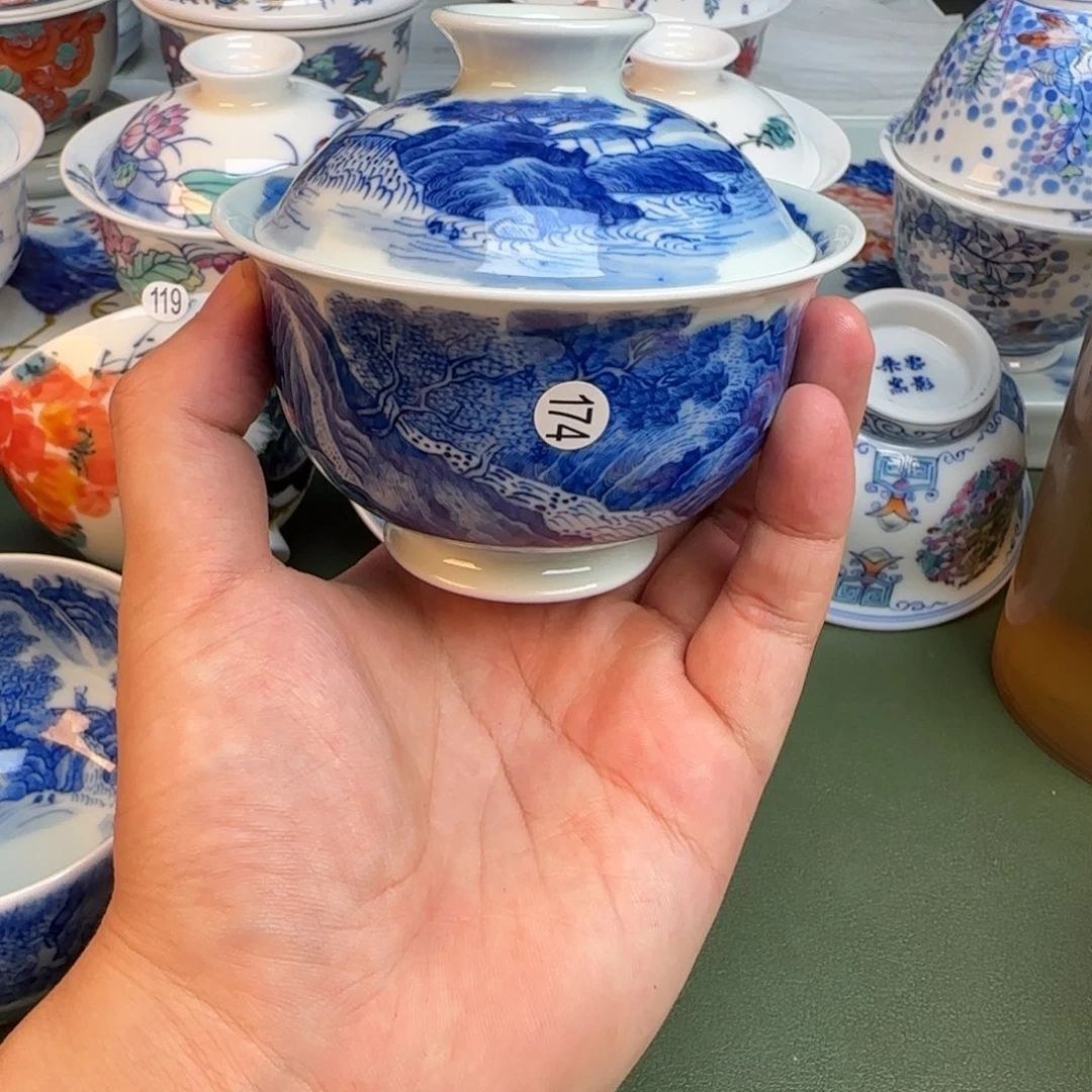 彦祖纯手工手绘茶具174