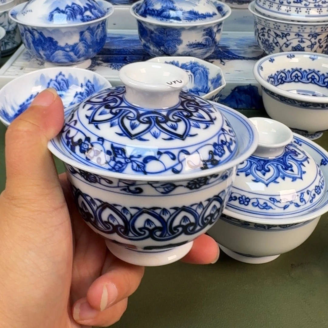 景德镇纯手绘茶具圆圆212
