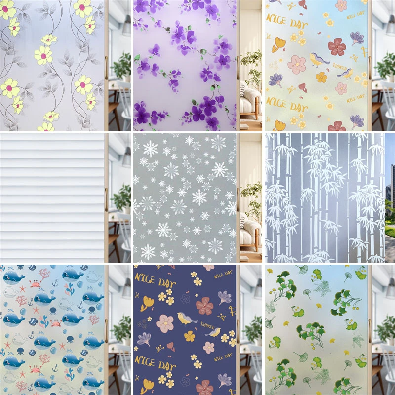 磨砂透光玻璃贴膜窗户贴纸玻璃窗防窥防走光卫生间厕所浴室不透明