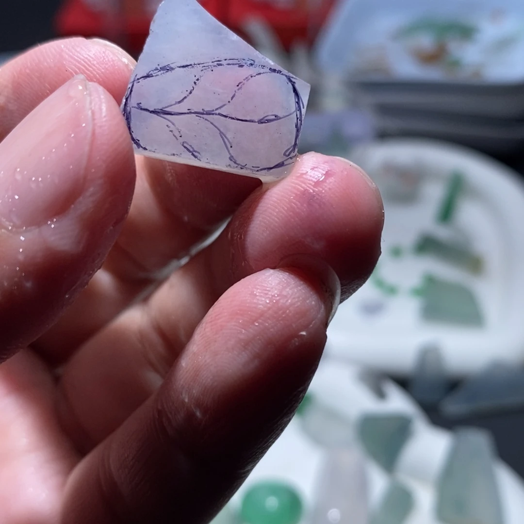 定制翡翠未镶嵌翡翠叶子葫芦包工
