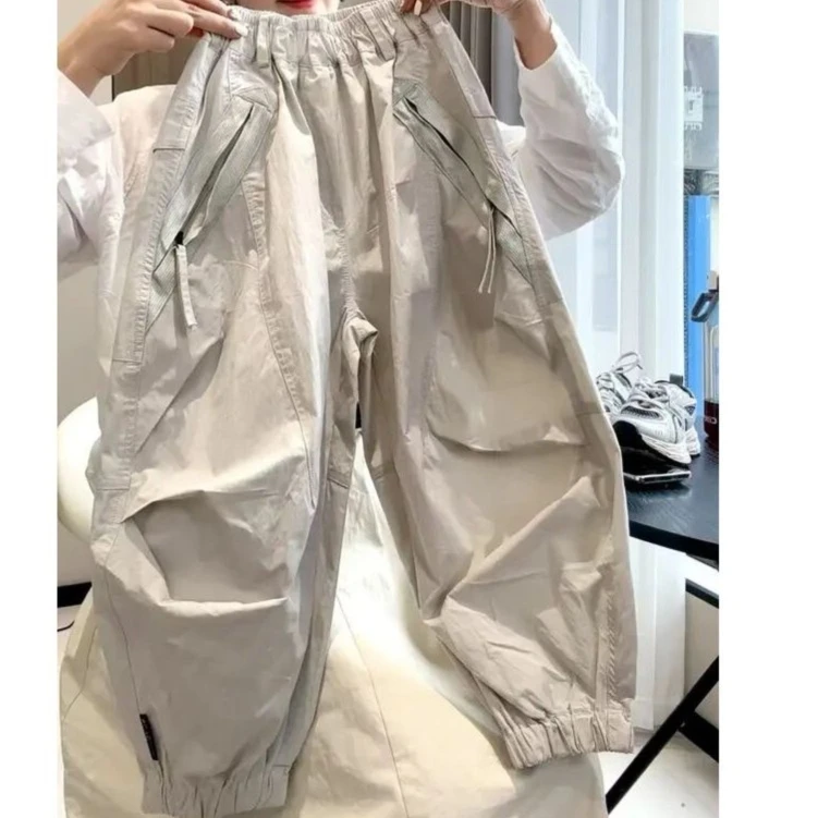 男童秋季新款【褶皱工装裤】中大童5-16岁痞帅男童工装痞帅炸街