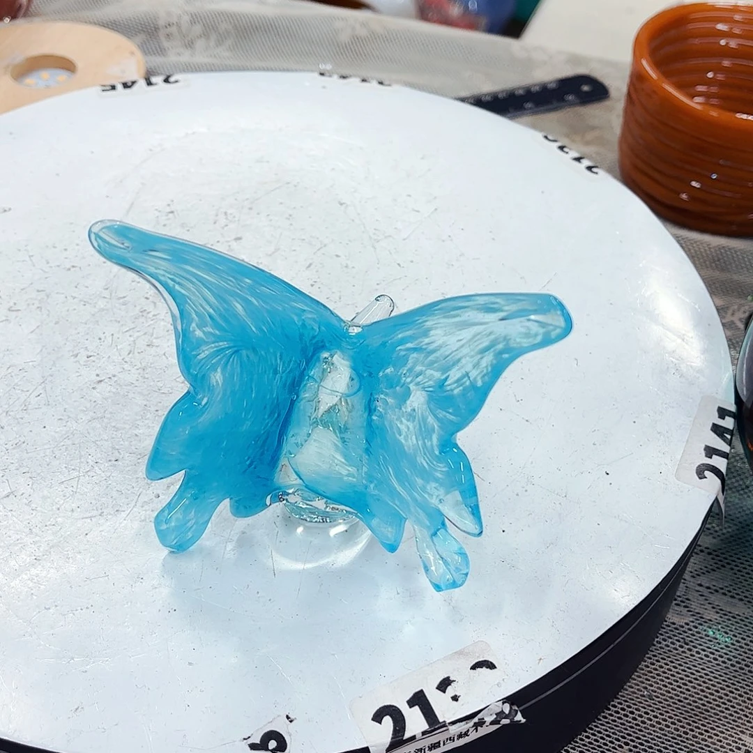 蝴蝶 家悦琉璃工艺品