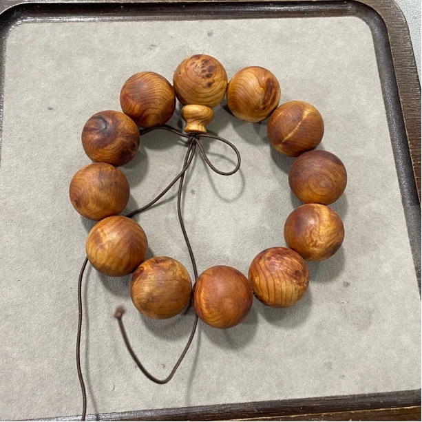 B482榴疤崖柏卡2.0单圈手串