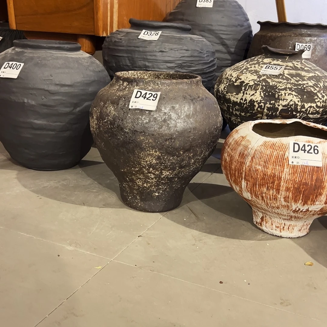 瓶D429高28口14陶瓷花瓶无孔