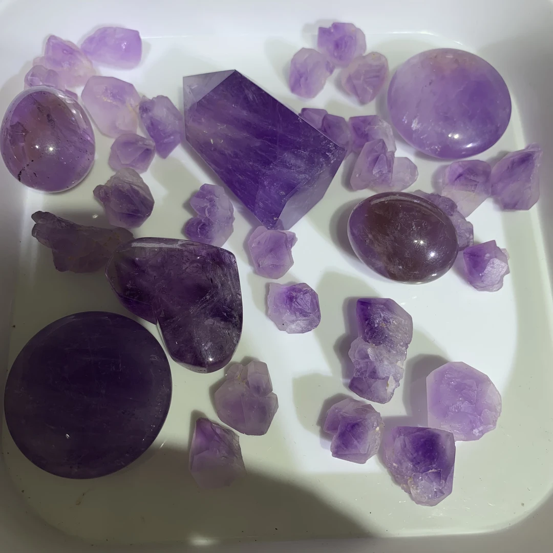 天然紫水晶摆件D945