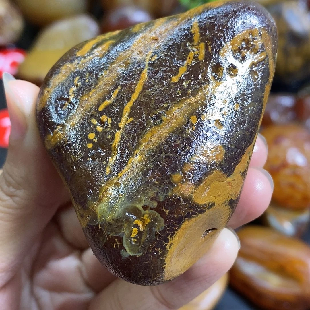 玛瑙/玉髓未镶嵌手把件