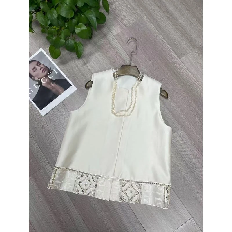 【向姐】高端时尚气质百搭中式套装马甲裤子套装25975/25976