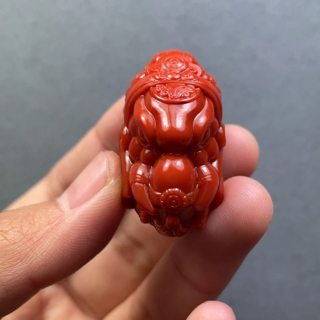 南红玛瑙未镶嵌配饰象神