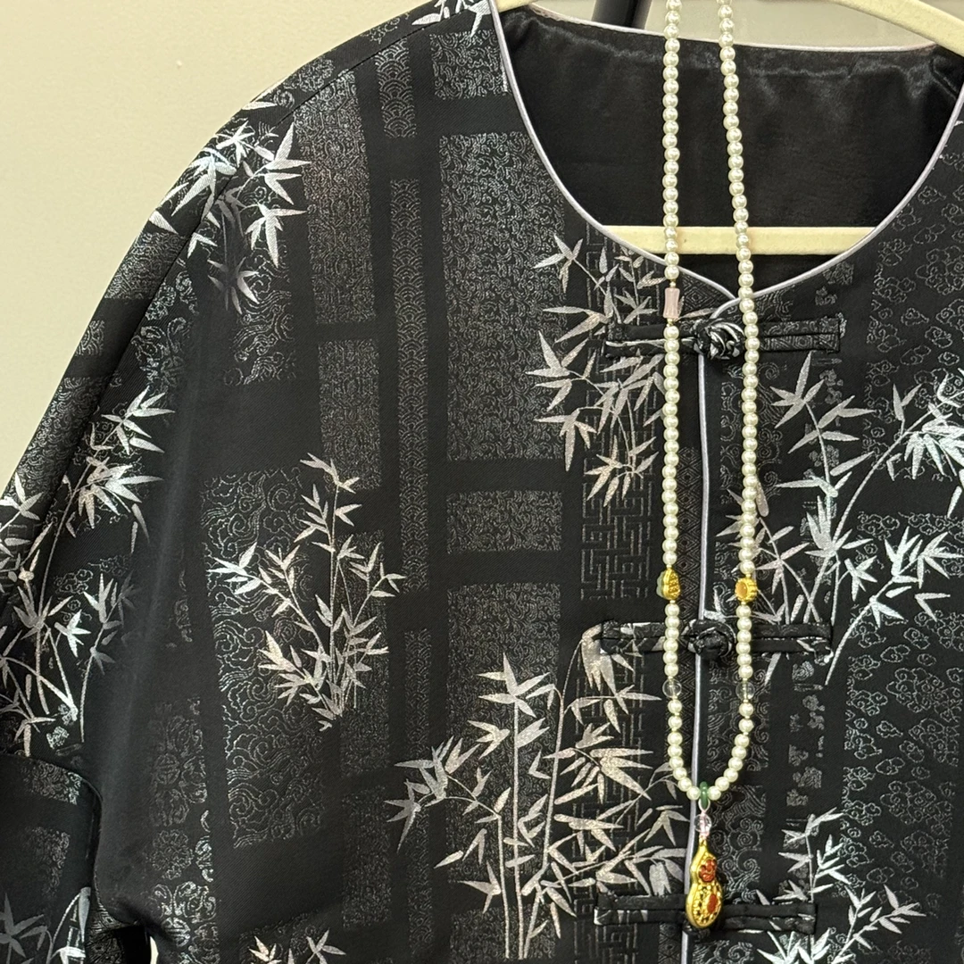 满分桑蚕丝 宋锦长袖外套