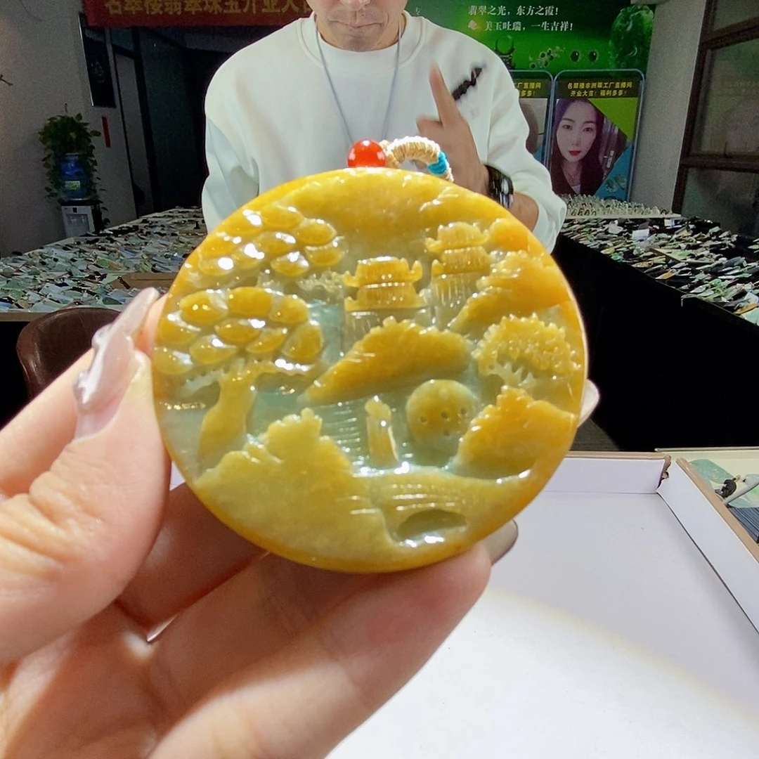 颈饰未镶嵌翡翠翡翠