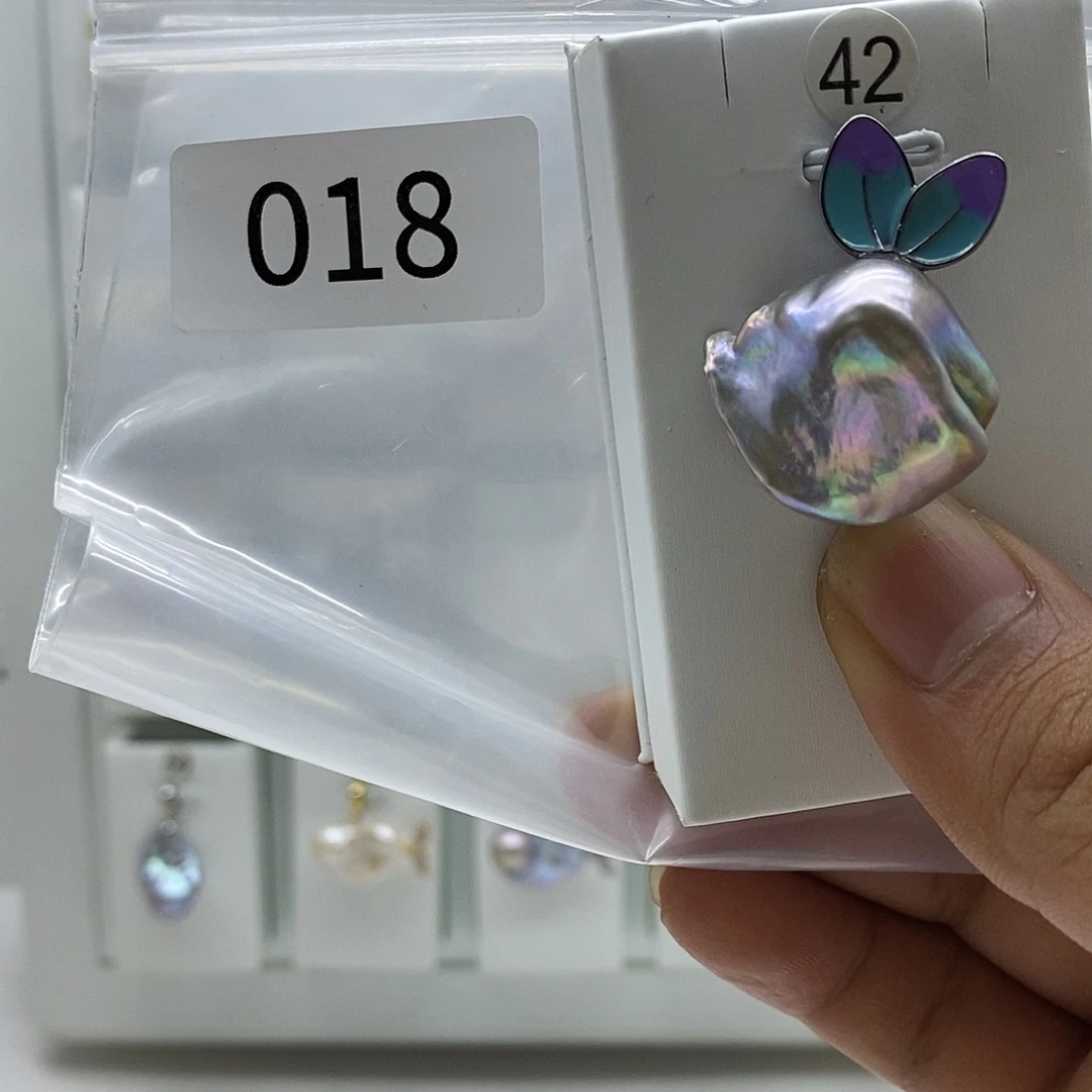 淡水珍珠合金巴洛克珍珠001