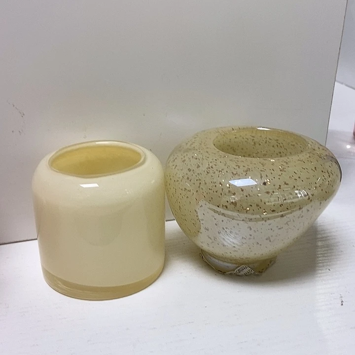琉璃琉璃花瓶摆件2个
