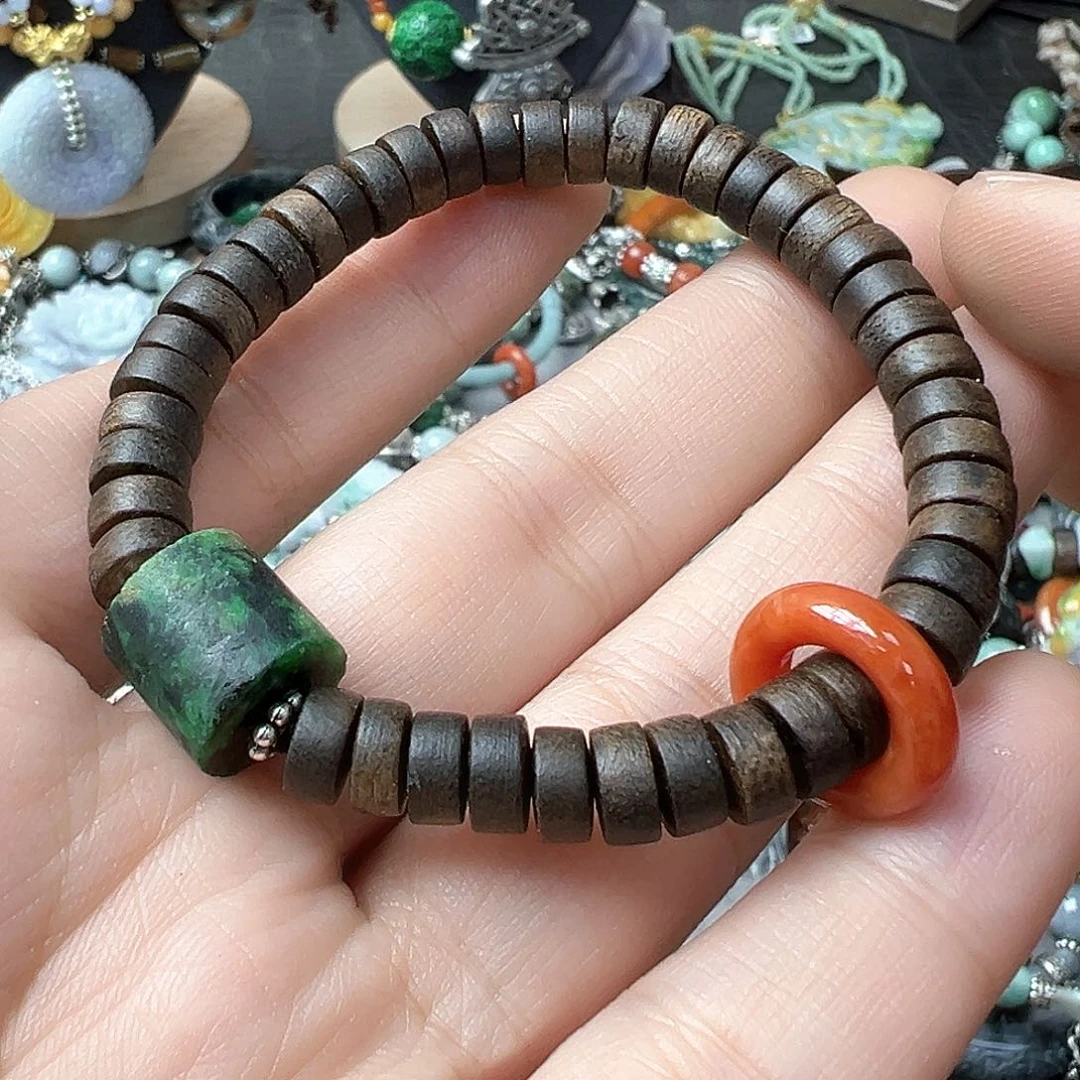 翡翠戒指未镶嵌炸