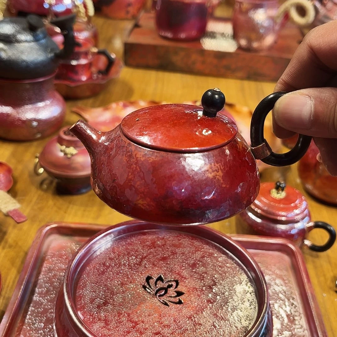 红杜鹃手工锻打工艺