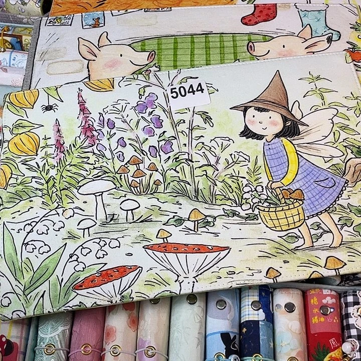 织绣A5活页不加纸5044