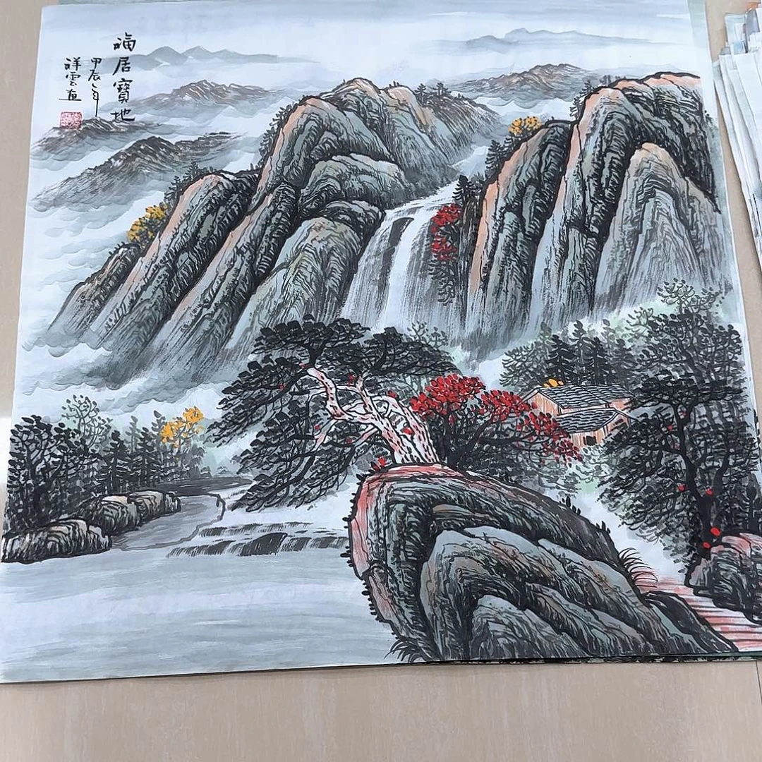 国画国画作品集一个