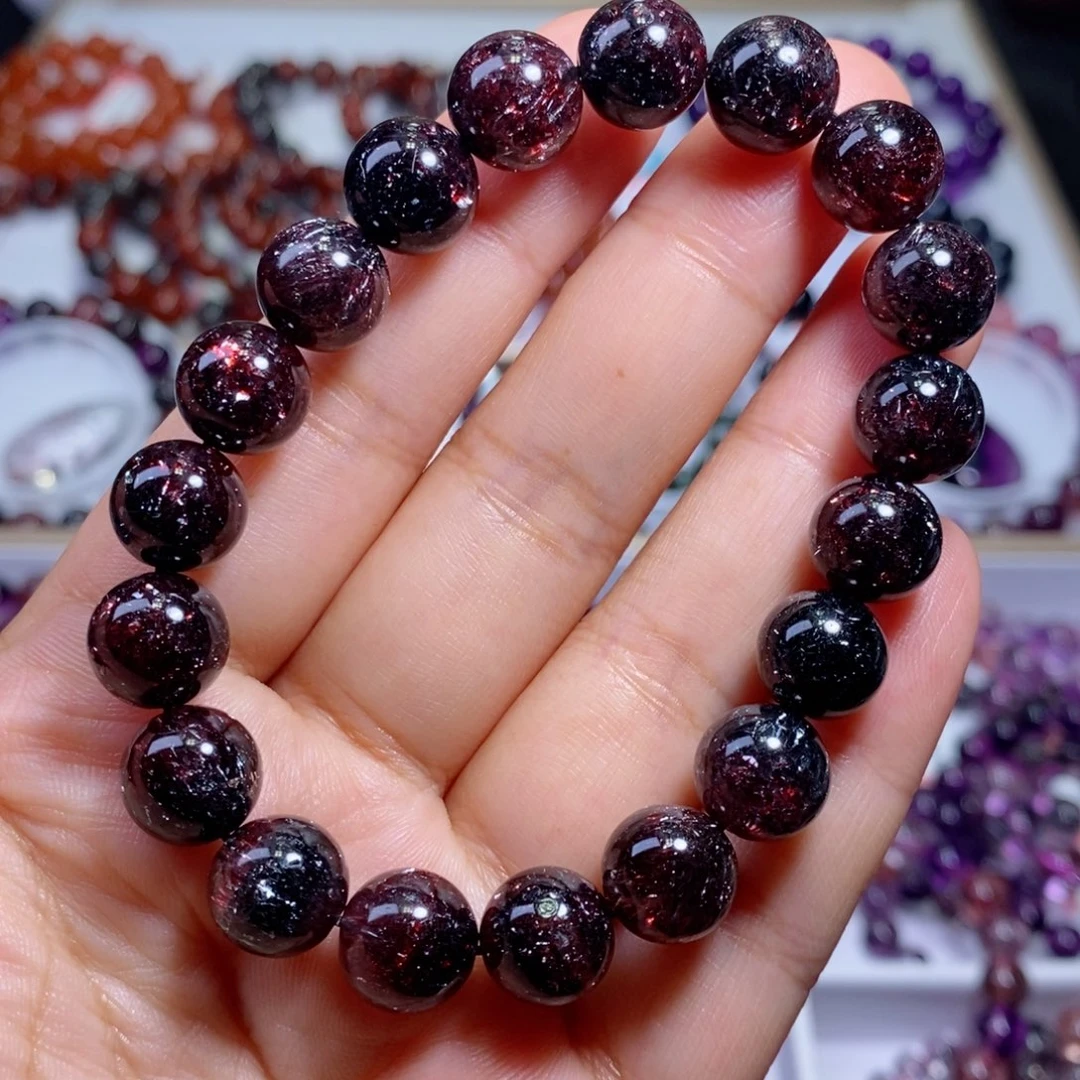 水晶手链未镶嵌黑加仑