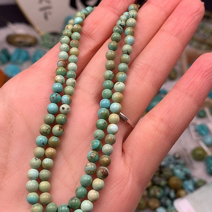 绿松石未镶嵌扣子