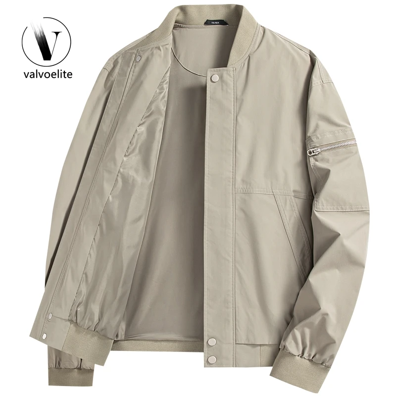 VALVOELITE男装2024冬季新款夹克男士休闲棒球服上衣外套男秋冬款