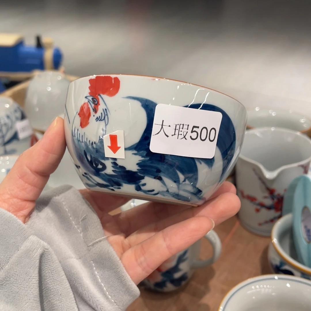 微瑕釉下彩纯手绘