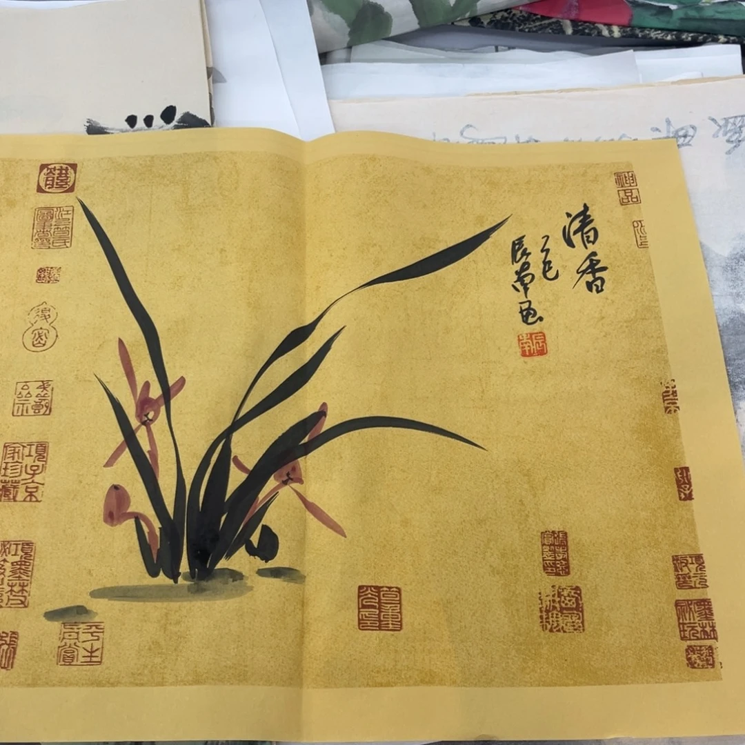 国画纯手绘作品图