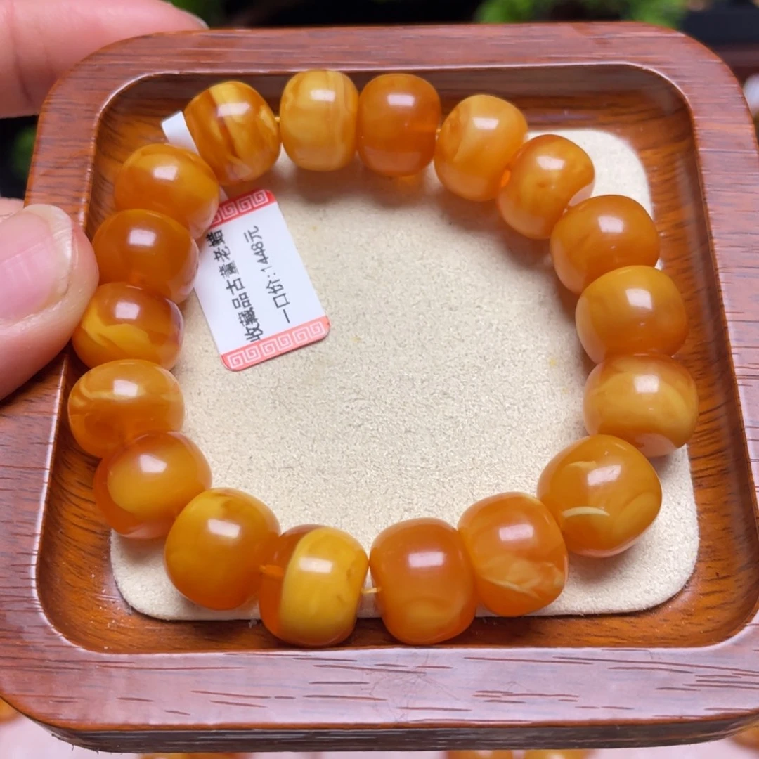 蜜蜡手链未镶嵌手串