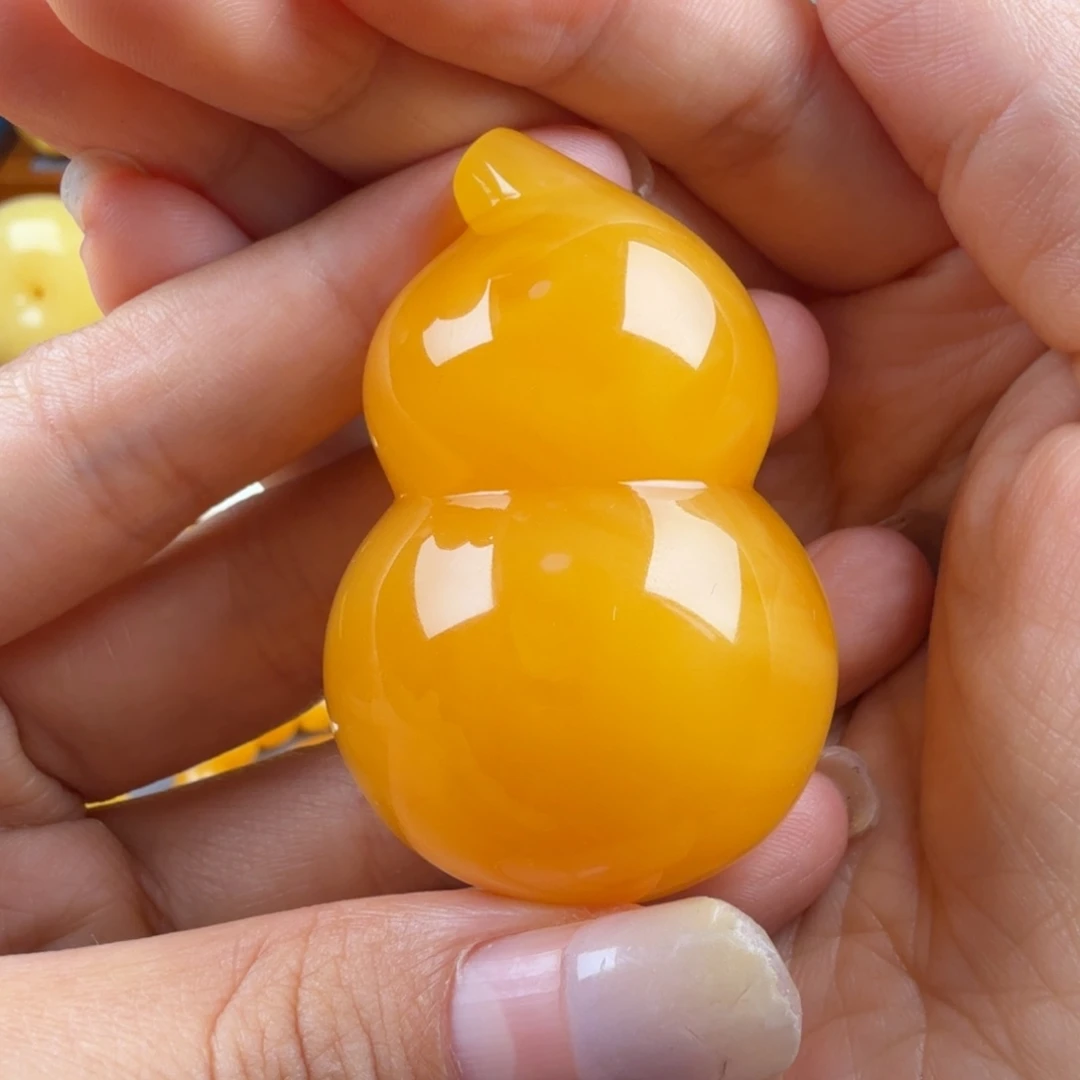 琥珀颈饰未镶嵌纯天然琥珀蜜蜡无优化